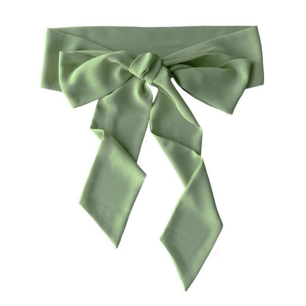 6617 Chiffon Sash Belt Waist Bow For Women Dress 3.74 In Wide